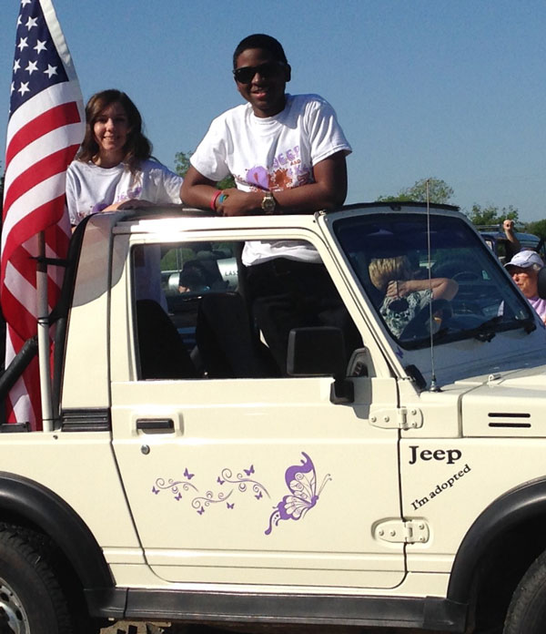 1st Jeep Run – First Jeep and 4x4 Poker Run with St. Jude’s partients Danielle Lecompte and Markell Greroire.